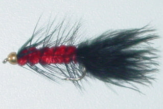 Picture of Beadhead Woolly Bugger Black/Red