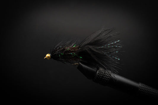 Beadhead Crystal Bugger Black