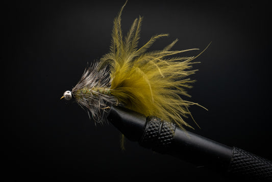 Beadhead Woolly Bugger Olive Grizzly