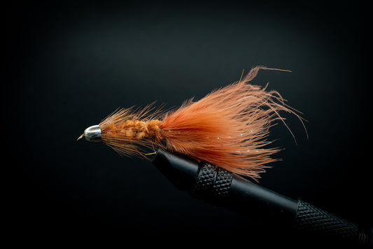 Conehead Wooly Bugger Brown