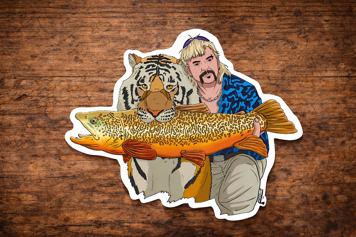 Tiger Trout King Sticker