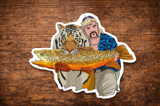 Tiger Trout King Sticker